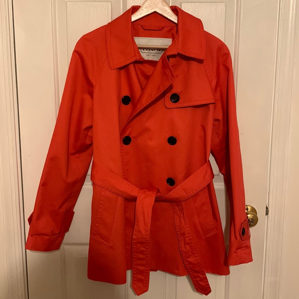 Coach Short Trench Coat